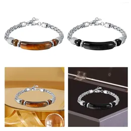 Charme pulseiras pulseira masculina da filha filho esposa clássico dia dos pais para namorados masculinos presentes de aniversário marido uso diário