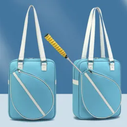Väskor Portable Tennis Bag Badminton Bag Single Packs Women Adult Style One Shoulder Korean Version Men Couples Racket Bag