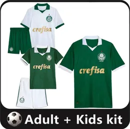 24 25 Palmeiras DUDU Soccer Jerseys 2024 2025 green BRENO LOPES RONY G.GOMEZ Shirt Away D.Barbosa LUCAS LIMA G.MENINO MINA G.VERON Men kids kit football uniforms 16-2XL