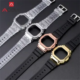 Watches Resin Strap Bezel for Gshock Gmwb5000 Sport Waterproof Men Replacement Bracelet Watch Band Pc Protective Case Refit Kit