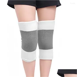 Elbow Knee Pads 1 Pair Elastic Towel Compression Sleeve Warm Protector Joint Pain Arthritis Relief Pad For Dance Ski Cycling Drop Deli Ot9Ur
