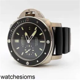 Panerass Luxury Watches Mens Wristwatches Submersible 1950 3 Days 자동 티타늄 PAM00389 기계식 풀 스테인리스 루미노