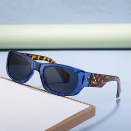 Mode schmale polarisierte Sonnenbrille breite Seiten dicker Rahmen Brille für Männer individuelle Sonnenbrille