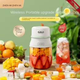 Meyve meyveleri XMSJ Home Blender 800ml 201 500W Meyve Strikatçıları Mutfak Blender Özel Sayacı