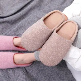 Pantofole da donna casa morbida casa cotone autunno inverno scarpe da pavimento leggere per interni uomo silenzio diapositive camera da letto appartamenti silenziosi