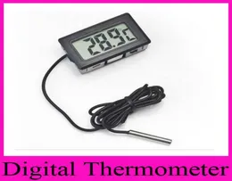 Professinal Mini Digital LCD Probe Aquarium fridge Zer Thermogher Thermograph Temerograph温度50110度FY2296140