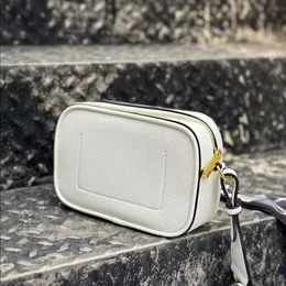 Designer kamerapåse crossbody liten rektangulär låda, en snygg lyxig axelväska med rem och originallåda