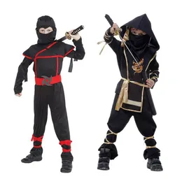 Costumi Ninja per bambini Festa di Halloween Ragazzi Ragazze Guerriero Stealth Bambini Cosplay in costume Regali per bambini6951188