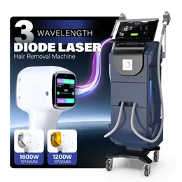 Máquina de remoção de cabelo a laser de diodo perfeito 755 808 1064 3 Comprimentos de onda Remoção de cabelo profissional Remoção de laser escuro Dispositivo de peças privadas