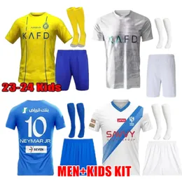 Kids Kits Football Kits AL NASSR FC Soccer Jerseys Ronaldo 2024 CR7 GONZALO MARTINEZ TALISCA GHISLAIN KONAN VINCENT ABOUBAKAR MEN SHIRT AL-NASSR FC SOCCER SHIRT