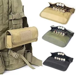 أكياس تكتيكية 18 جولة Bullet Bullet Bage Molle Ammo Shell Pouch 12 Gauge Weist Bag Gun Cartridge Holder Association