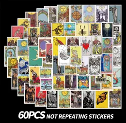 60 TAROT KARTLARI Graffiti Stickers Araba Motosiklet Dekorasyon Su Kupası Cep Telefon Bilgisayar Kaykanı2567752