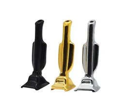 Fumo portatile Mini piccolo aspirapolvere Metallo Snuff Tube Bottiglia Snuffing Bullet Sniffer Tubi Nero Argento Oro Colore7768670