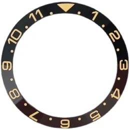 38mm ceramic ring mouth 1-11 font outer diameter 38mm inner diameter 30.5mm suitable for Shuigui 40mm watch case