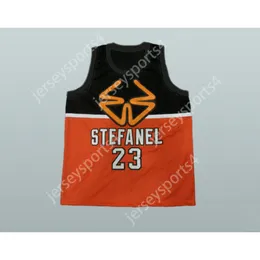 Herhangi bir Ad Herhangi Bir Takım 1985 Stefanel Trieste 23 Sergi Oyunu Basketbol Forması Alternatif Tüm Dikiş Boyutu S M L XXL 3XL 4XL 5XL 6XL En İyi Kalite