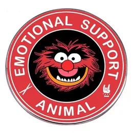 Puppet Emotional Support Animal broszka metalowa odznaka Akcesorium