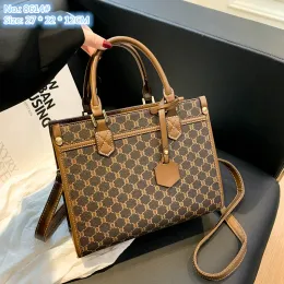 Wholesale Factory Ladies Shoulder Bags 5 Color Geometric Pattern Retro Handbag Sweet Ribbon Bow Women Trend Emed Crocodile Leather Tote Bag 8614