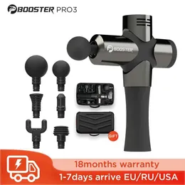 Masaż Gun Booster Pro 3 Deep Tissue Professional Masaż mięśni pistoletu ciało Perkusja Pistolety Ból Pistoletów Relaks Massager Narzędzia dla sportowców 240321