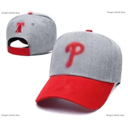 Designer Hat Quality Phillies P Letter Baseball Hiphop Snapback Sport Caps Män Kvinnor Justerbara hattar för män Gorras Bones Mens Hat 999