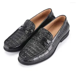 Повседневная обувь Luolundika, Таиланд, импортный крокодиловый мужской деловой комплект Foot Doug