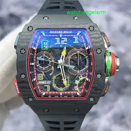 RM Watch Swiss Watch Watch Taktyczny RM65-01 Oryginalny obudowa wykonana z 18-karatowego materiału różowego złota, a później zmieniona na NTPT RM6501