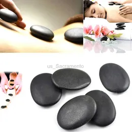 Face Massager 7 pieces/set Hot Stone Massage Natural Stone Set Hot Water Therapy Rock Basalt Treatment Stone Pain Relieving Health Tools 3 * 4cm Wholesale 240321