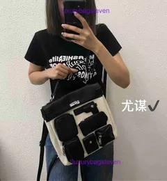 Hremms Kelyys 9A Bag di alta qualità Donne Designer borse borse borse da tasca punk scura tasca pesante sacca di tela di tela di grande capacità e logo reale