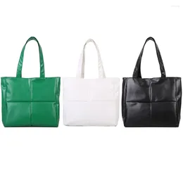 Drawstring Creative Women Shoulder Bag Retro Pure Color Handbags Lady Winter Warm Tote Large Capacity Handbag