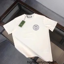 디자이너 홈 G 중국 스타일의 짧은 슬리브 티셔츠 남자 여름 중국 중국 중국의 느슨한 큰 크기 부부 다목적 와인 레드 라운드 목 티셔츠 반 hvk5