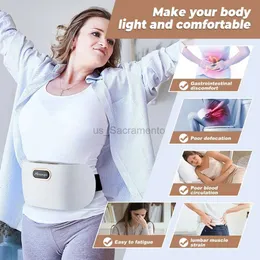 Schlankheitsgürtel Elektrisches Bauchmassagegerät für gesunde tiefe Kniemuskulatur Instrumente Vibration Physiotherapie Heizung Gewichtsverlust Massage 24321