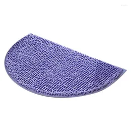 Carpets 50X80cm Soft Carpet Slip-Resistant Bathing Room Rug Floor Door Mat Dirt Barrier Semi Circle Cushion