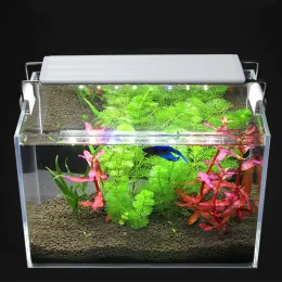Tofflor 7 sorters längd 20 40 60 cm Akvarium LED -belysning LED Fish Tank Slim Aquatic Plant Light Fit For Aquarium Fish Tank Light