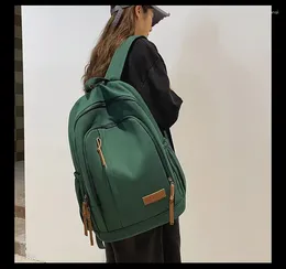 Zaino Uomo Donna College Borsa da libro in nylon femminile Borsa da viaggio per ragazzo e ragazza di grande capacità Zaini per studenti da viaggio per laptop Mochilas