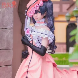 Cosplay الأزياء الأنيمي Black Butler Ciel Phantom Womens Play Play Womens Fashion Party Dress Halloween و Wigc24321