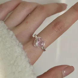 Anello amore rosa Anello a fascia in stile cinese placcato argento per gioielli da sposa da uomo