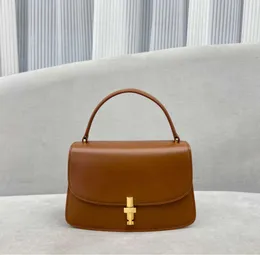 ROW SOFIA 10 CALF TOP HANDGER BAC Handbag Fashion Designer Handbags Black Brown Pres