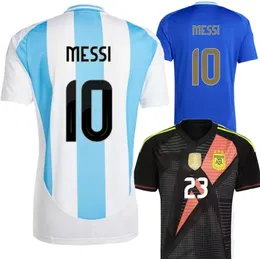 24 25 Argentina 2024 Home Away Awo Moving Moving Jersey J.Aarez Soccer Jerseys Di Maria Dybala Martinez