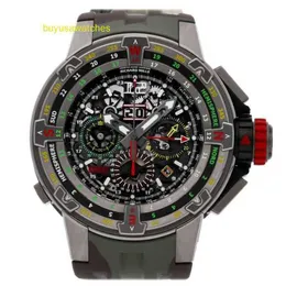 Diamond Sports Wrist Watch RM Wristwatch RM60-01 Automatic Flyback 50mm Titanium Strap Watch RM60-01