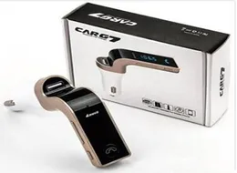 Carro sem fio bluetooth mp3 transmissor fm modulador 21a carregador de carro sem fio kit suporte mãos g7 com carregador de carro usb com 6699083