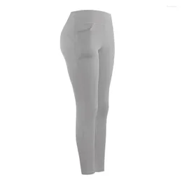 Abiti da yoga Donna Leggings elasticizzati Fitness Corsa Palestra Tasche sportive Pantaloni attivi Spor Drop Consegna all'aperto Atletico Outdoor Appar Ottay