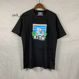 Kith T-Shirt 2024 Designer Men Print Fashion Cloths Tees Outwear Top Man Shorts Tom and Jerry Print Shirt Men Tops Women Kith Serves Shirt Kith Shirt 393