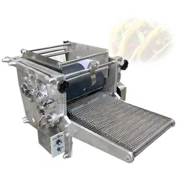 18cm 110V 220V 자동 상업용 옥수수 멕시코 옥수수 기계 Taco Roti Maker Press Tortilla Making Machine