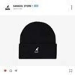 Дизайнер Kangaroo Kangol Hat Cap Hat Chietrens Универсальная осенняя и зимняя вышивка животных вязаная шляпа модная бренда корейская издание Ins net net red wool cold hat 256