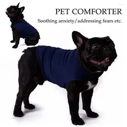 개가 안티 불안 애완 동물 진정 코트 편안한면 고양이/개 조끼 소프트 재킷 셔츠