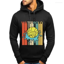 Herrtröjor tröjor herr hoodies 2023 est man höst och vinter vattenpolo tryck män länge ärm herr design casual sport huvtröja s-4xl