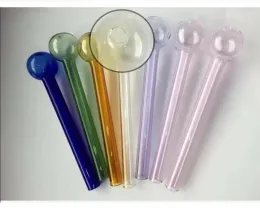 4 pollici 6 pollici colorato vetro Pyrex bruciatore a olio tubo tubo di vetro tobcco Herbl unghie tubi acqua mano accessori per fumatori LL