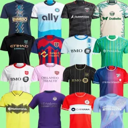 Nashville 2024 Philadelphia Soccer Jerseys Chicago NY Seattle Sounders Revolution Almada Newyork Football Shirt