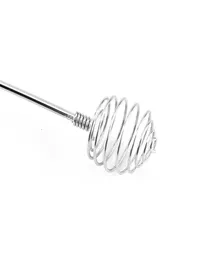 Whole 200pcs Stainless Steel Honey Dipper Stick Drizzle Honey with Ease No More Mess with Honey Dipping Unique Spiral Shape 4693267