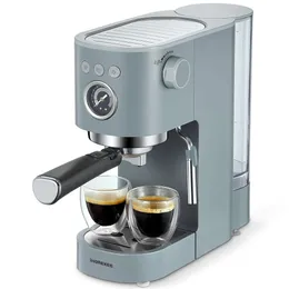 15 Cappuccino 바가있는 Ihomekee Italian Espresso Hine은 우유 침목 에스프레소, Cappuccino, Latte 및 Mocha를 사용하여 Home Brewing 1350W에 적합합니다.