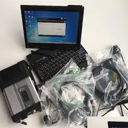 Strumenti diagnostici Mb Star Diagnosis C5 Sd Connect Tool Ultima versione Ssd 360Gb Laptop X201T I7 4G Scanner per auto camion Drop Deliver Otb9S